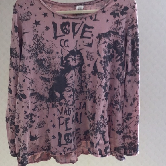 Magnolia Pearl Tops - Magnolia pearl long sleeve UNICORN KITTEN !